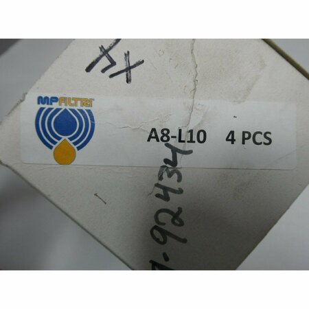 Mpfiltri MPFILTRI A8-L10 BOX OF 4 AIR BREATHER ELEMENT PNEUMATIC FILTER ELEMENT A8-L10